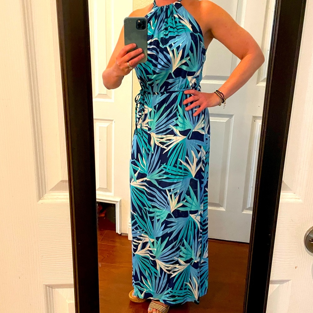 NWT Tropical Lily Pulitzer Inspired Maxi Dress